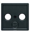 Центральная панель для антенной розетки 2 и 3 отверстия Berker S.1/B.3/B.7, антрацит 12031606