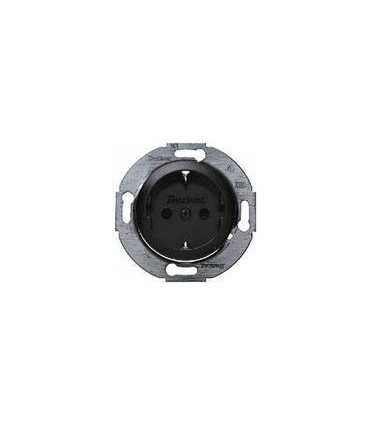 Штепсельная розетка 2к+з SCHUKO Berker R.1/R.3, черный 47432045