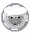 Штепсельная розетка 2к+з SCHUKO с защитной крышкой Berker R.1/R.3, полярная белизна 47512089