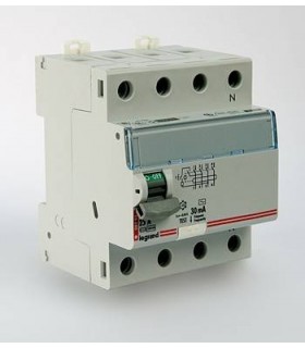 Устройство защитного отключения (УЗО) Legrand DX3 4 полюса 300mA 25А 4М (AC) 411722