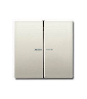 JUNG LS 990 Благородная сталь/Edelstahl Клавиша 2-я с линзами подсветки (Металл) ES2995KO5
