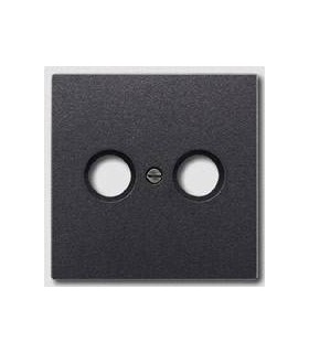 JUNG LS 990 Антрацит Накладка TV-FM розетки (Металл) AL2990TVAN