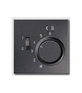 JUNG LS 990 Антрацит Накладка регулятора теплого пола (Металл) ALFTR231PLAN