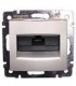 Информационная розетка RJ 45 - категория 6 - UTP - 2 выхода - на винтах Legrand Valena, алюминий {PRODUCT_REFERENCE}