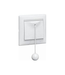 Выключатель кнопочный со шнурком Legrand Valena, белый {PRODUCT_REFERENCE}
