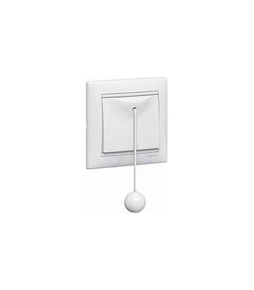 Выключатель кнопочный со шнурком Legrand Valena, белый {PRODUCT_REFERENCE}