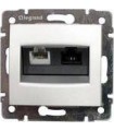 Двойная розетка RJ 45 Кат. 5е/6 UTP + RJ 11 Legrand Valena, белый {PRODUCT_REFERENCE}