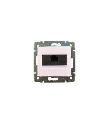 Информационная розетка RJ 45 - категория 5e - UTP - 1 выход - с захватами Legrand Valena, белый {PRODUCT_REFERENCE}