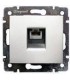 Телефонная розетка RJ 11 - 4 контакта - 1 выход, Legrand Valena, белый {PRODUCT_REFERENCE}