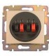 Двойная аудиорозетка розетка для колонок Legrand Valena, слоновая кость {PRODUCT_REFERENCE}