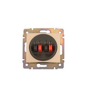Двойная аудиорозетка розетка для колонок Legrand Valena, слоновая кость {PRODUCT_REFERENCE}