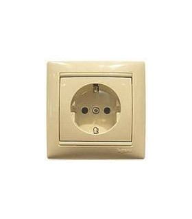 Силовая розетка 2К+3 на винтах укоплектованная Legrand Valena, слоновая кость {PRODUCT_REFERENCE}