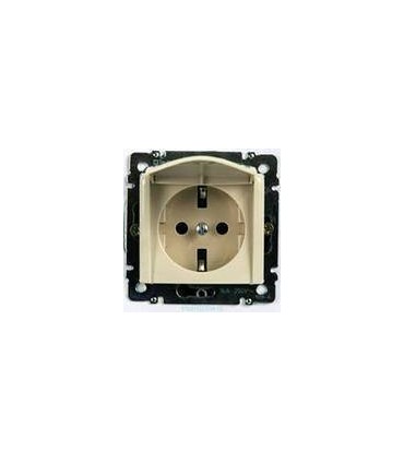 Силовая розетка 2К+3 на винтах с откидной крышкой Legrand Valena, слоновая кость {PRODUCT_REFERENCE}