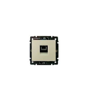 Телефонная розетка RJ 45 - ISDN / Интернет - 8 контактов - 1 выход Legrand Valena, слоновая кость {PRODUCT_REFERENCE}