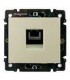 Информационная розетка RJ 45 - категория 5e - UTP - 1 выход - с захватами Legrand Valena, слоновая кость {PRODUCT_REFERENCE}