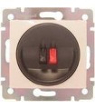 Одиночная аудиорозетка розетка для колонок Legrand Valena, слоновая кость {PRODUCT_REFERENCE}