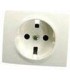 Накладка для розетки 2К+З с защитными шторками Legrand Galea Life, жемчуг {PRODUCT_REFERENCE}