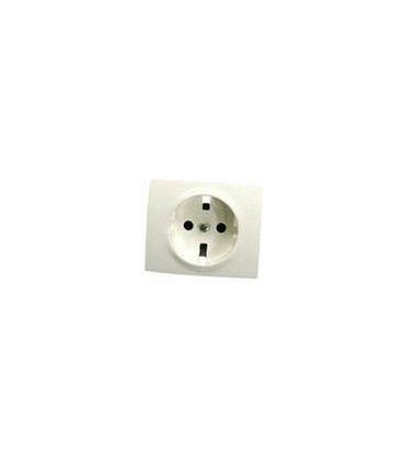 Накладка для розетки 2К+З с защитными шторками Legrand Galea Life, жемчуг {PRODUCT_REFERENCE}