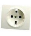 Накладка для розетки 2К+З с защитными шторками Legrand Galea Life, жемчуг {PRODUCT_REFERENCE}