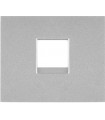 Накладка для телефонной розетки RJ 11 и RJ ISDN, Legrand Galea Life, алюминий {PRODUCT_REFERENCE}