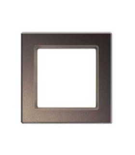 Рамка на 1 пост JUNG А Creation, стекло мокко AC581GLMO