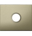 Накладка для простой розетки TV Legrand Galea Life, титан {PRODUCT_REFERENCE}