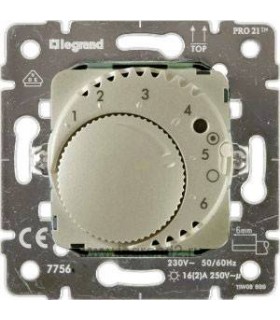 Термостат для теплых полов (16А) с датчиком пола на проводе 4м Legrand Galea Life, титан {PRODUCT_REFERENCE}