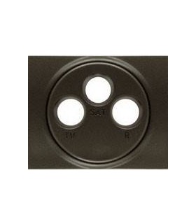 Накладка для розетки TV-FM-SAT Legrand Galea Life, темная бронза {PRODUCT_REFERENCE}