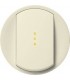 Клавиша одинарная с индикацией Legrand Celiane, слоновая кость {PRODUCT_REFERENCE}