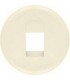 Накладка для телефонной розетки RJ 11 и RJ ISDN, Legrand Celiane, слоновая кость {PRODUCT_REFERENCE}