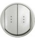 Клавиша двойная с индикацией Legrand Celiane, титан {PRODUCT_REFERENCE}