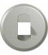 Накладка для телефонной розетки RJ 11 и RJ ISDN, Legrand Celiane, титан {PRODUCT_REFERENCE}