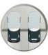 Накладка компьютерной двойной розетки RJ 45 Legrand Celiane, титан {PRODUCT_REFERENCE}