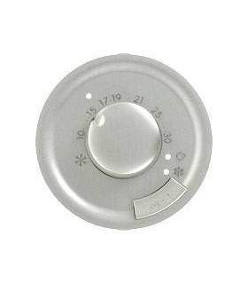 Накладка для термостата с датчиком для теплого пола Legrand Celiane, титан {PRODUCT_REFERENCE}
