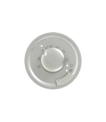 Накладка для термостата с датчиком для теплого пола Legrand Celiane, титан {PRODUCT_REFERENCE}