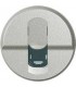Накладка для одинарной телефонной розетки RJ 11 и RJ 12 Legrand Celiane, титан {PRODUCT_REFERENCE}