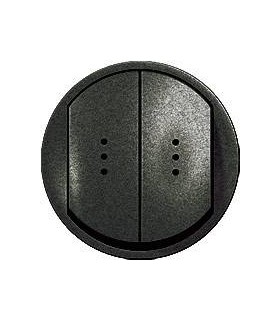 Клавиша двойная с индикацией Legrand Celiane, графит {PRODUCT_REFERENCE}