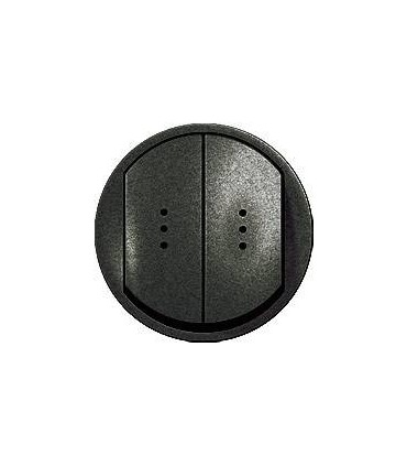 Клавиша двойная с индикацией Legrand Celiane, графит {PRODUCT_REFERENCE}