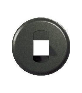 Накладка для телефонной розетки RJ 11 и RJ ISDN, Legrand Celiane, графит {PRODUCT_REFERENCE}