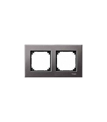 Merten M-Elegance Металл Серый родий Рамка 2-я {PRODUCT_REFERENCE}