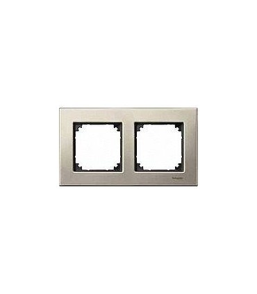 Merten M-Elegance Металл Титан Рамка 2-я {PRODUCT_REFERENCE}