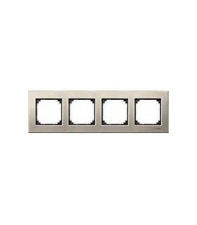 Merten M-Elegance Металл Титан Рамка 4-я {PRODUCT_REFERENCE}