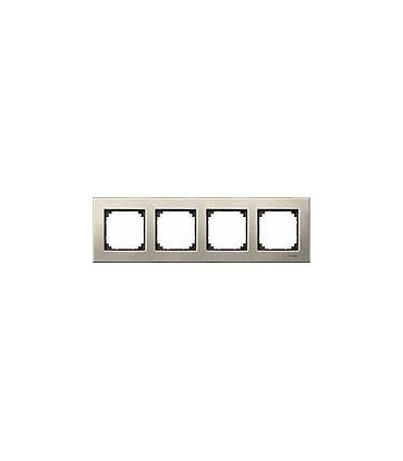 Merten M-Elegance Металл Титан Рамка 4-я {PRODUCT_REFERENCE}
