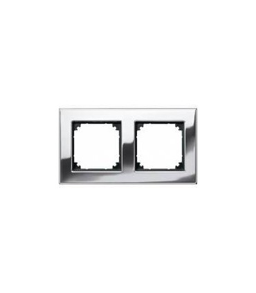 Merten M-Elegance Металл Хром Рамка 2-я {PRODUCT_REFERENCE}
