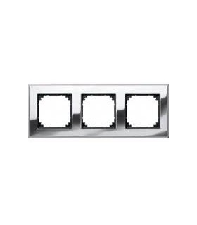 Merten M-Elegance Металл Хром Рамка 3-я {PRODUCT_REFERENCE}