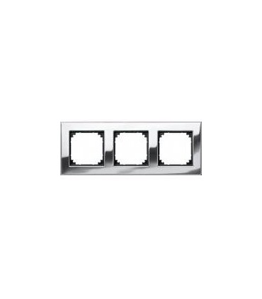 Merten M-Elegance Металл Хром Рамка 3-я {PRODUCT_REFERENCE}