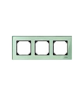 Merten M-Elegance Стекло Изумруд Рамка 3-я {PRODUCT_REFERENCE}