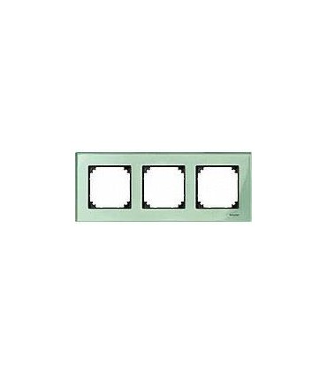 Merten M-Elegance Стекло Изумруд Рамка 3-я {PRODUCT_REFERENCE}