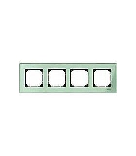 Merten M-Elegance Стекло Изумруд Рамка 4-я {PRODUCT_REFERENCE}