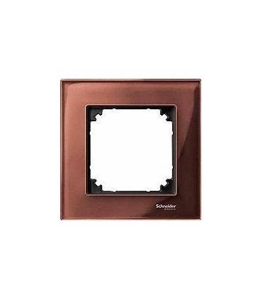 Merten M-Elegance Стекло Махагон Рамка 1-я {PRODUCT_REFERENCE}